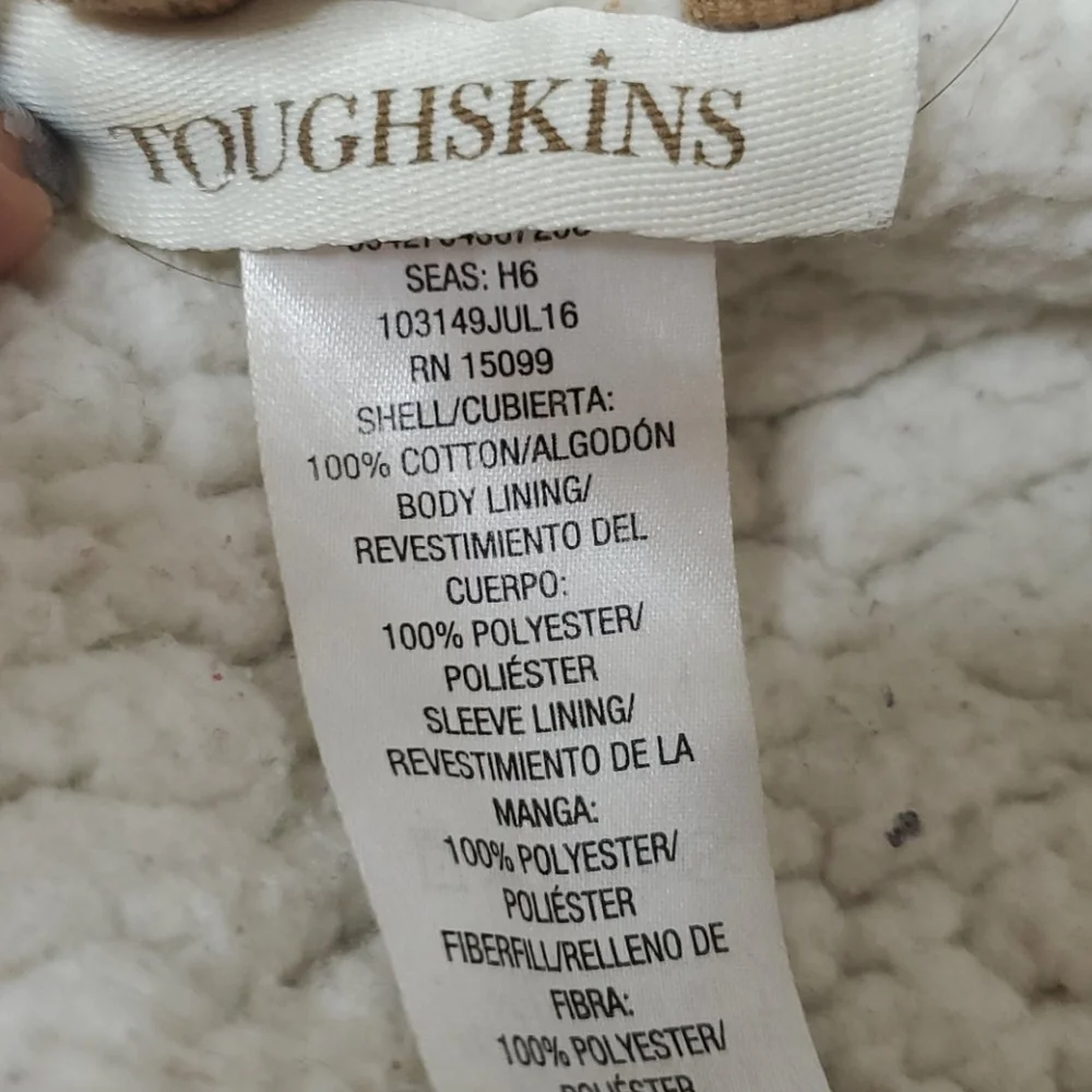 Toughskins Infant Fleece Lined Corduroy Jacket
